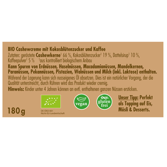3x Cashewmus - Date with coffee 180g