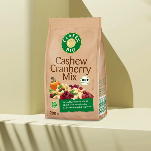 3x Bio Cashew-Cranberry-Mix 200g Clasen Bio