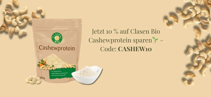 Cashewkernprotein mit 10% Rabatt, Code: CASHEW10