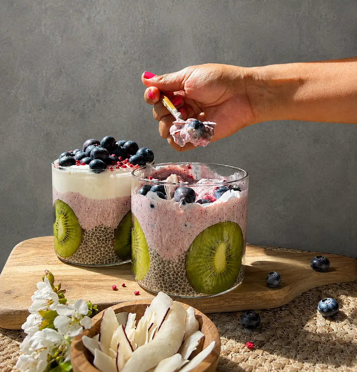 Chia-Pudding mit Acai