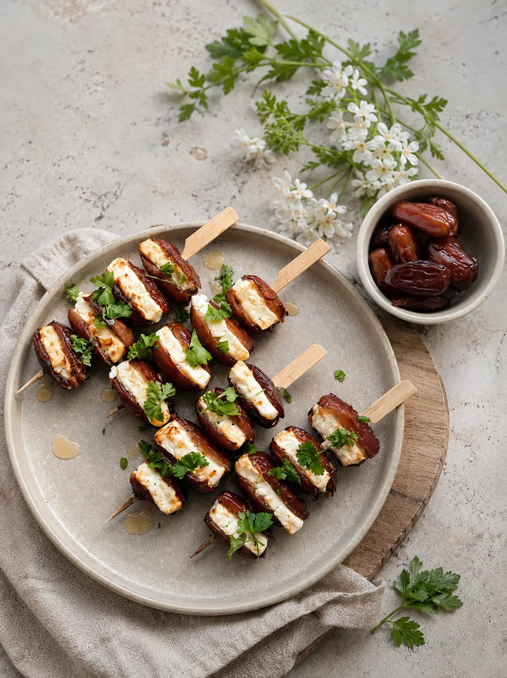 Gefüllte Datteln vom Grill