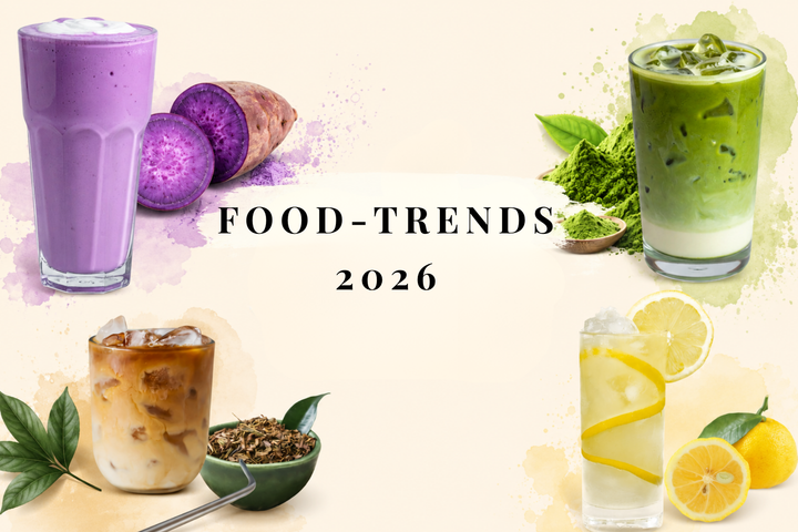 Ube, Hojicha, Matcha & Yuzu: Die Food-Trends 2026, die gerade jeden Feed erobern
