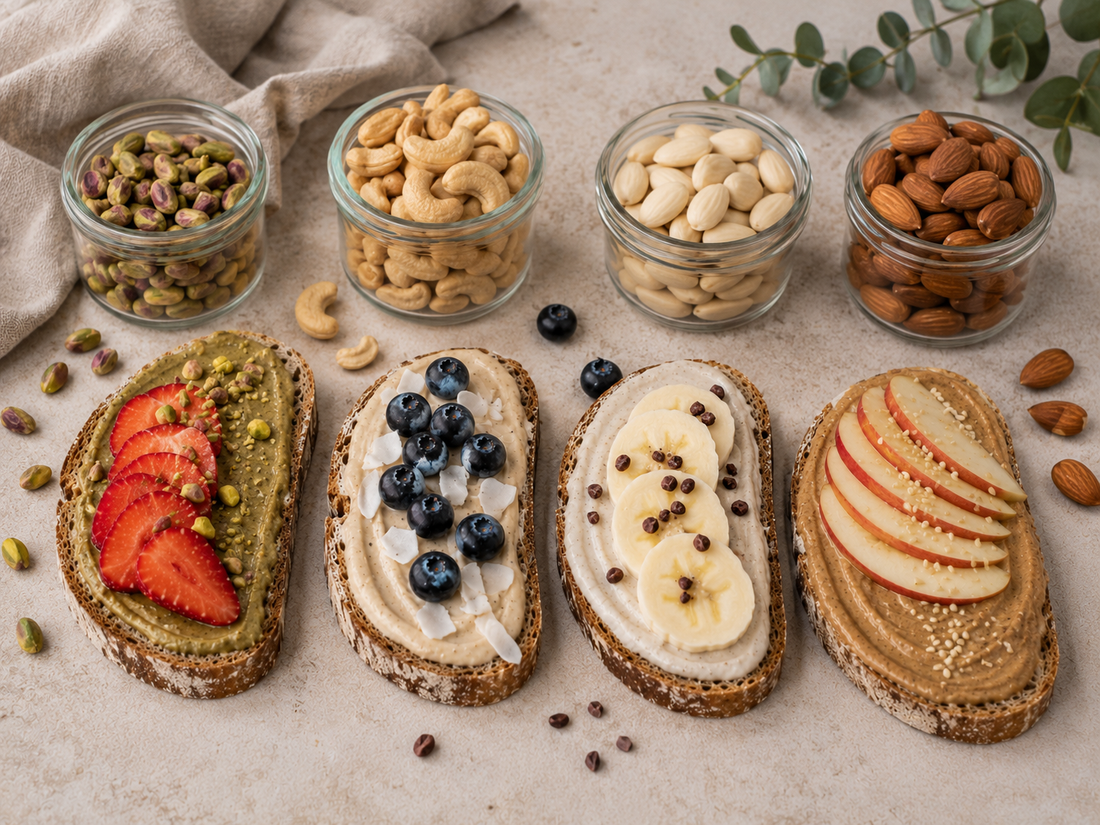 Süßes Nussmus-Brot