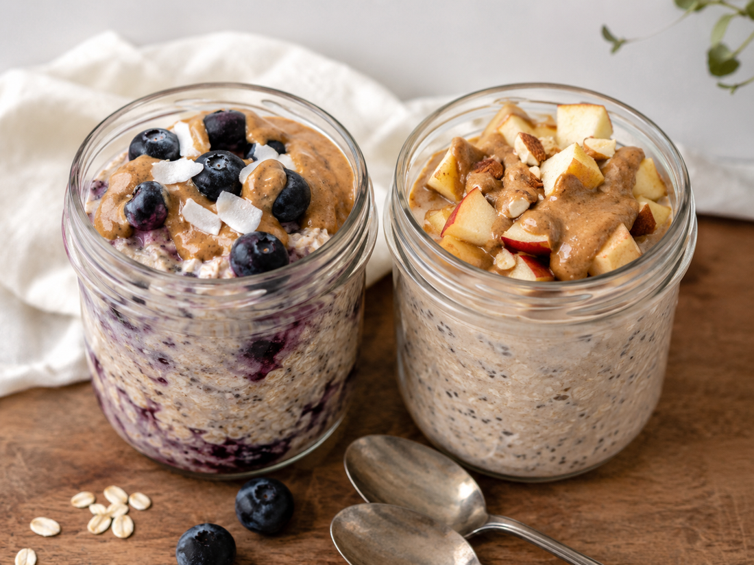 Overnight Oats mit Nussmus