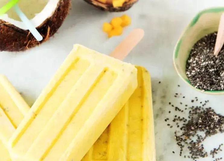 Mango-Kokos-Eis mit Chiasaat Carl Wilhelm Clasen GmbH