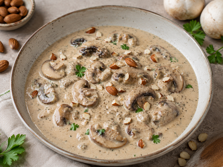 Vegane Champignon-Rahmsauce