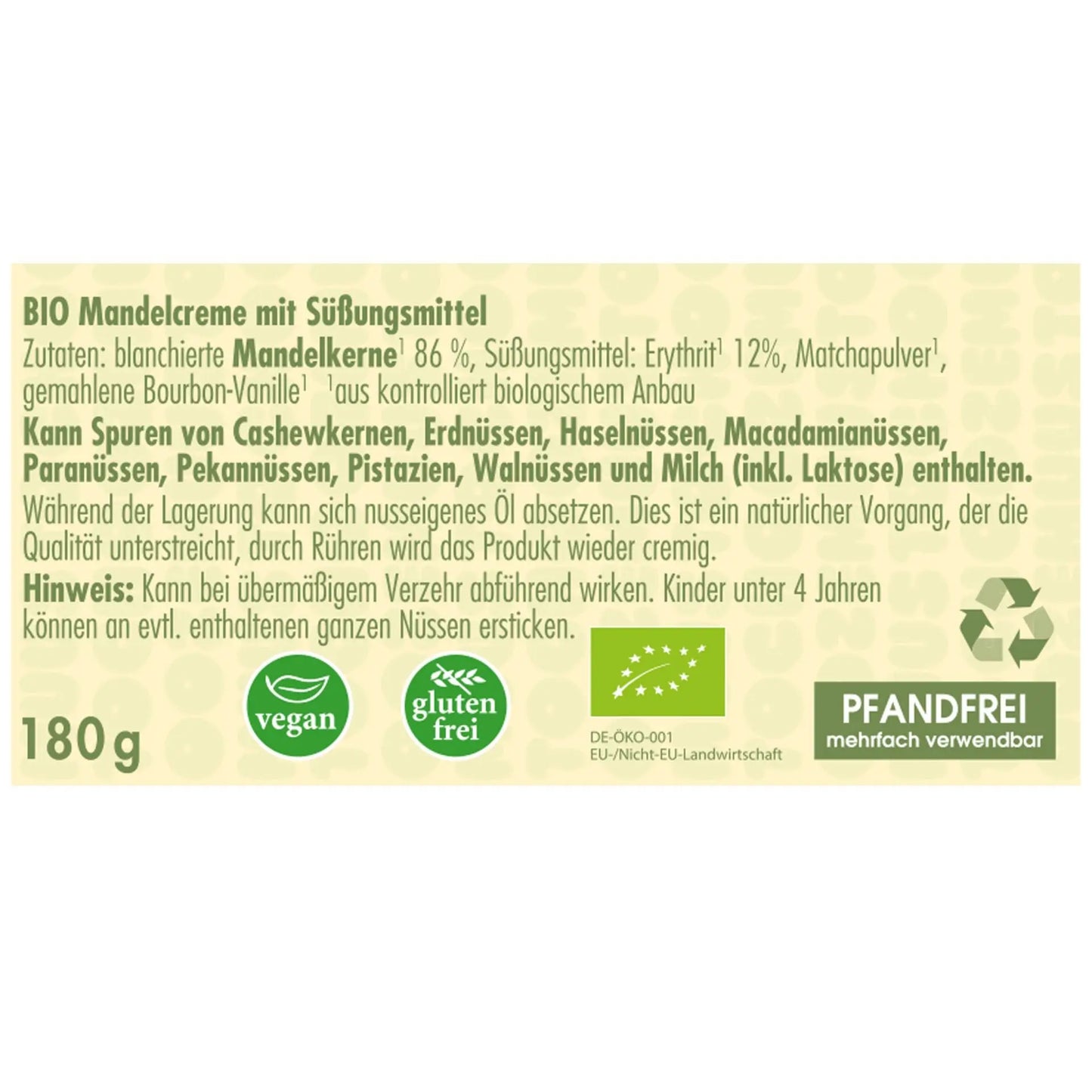 Almond meets Matcha - Toni said yes! Clasen Organic Foods