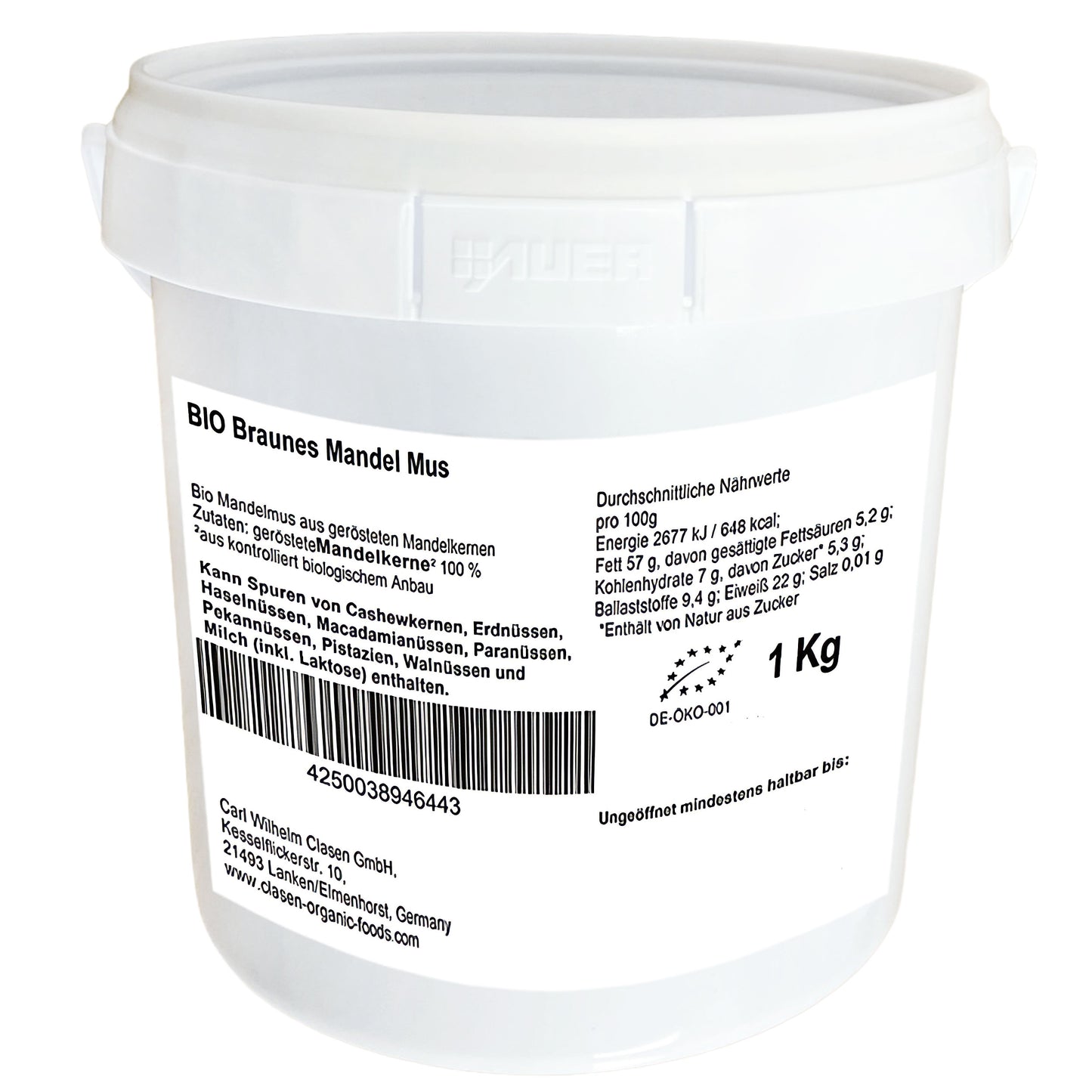 Bio Braunes Mandelmus 1 kg