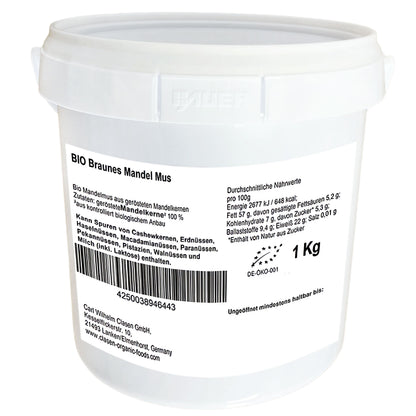 Bio Braunes Mandelmus 1 kg