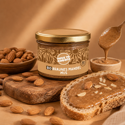 Bio Mandelmus braun geröstet 180g
