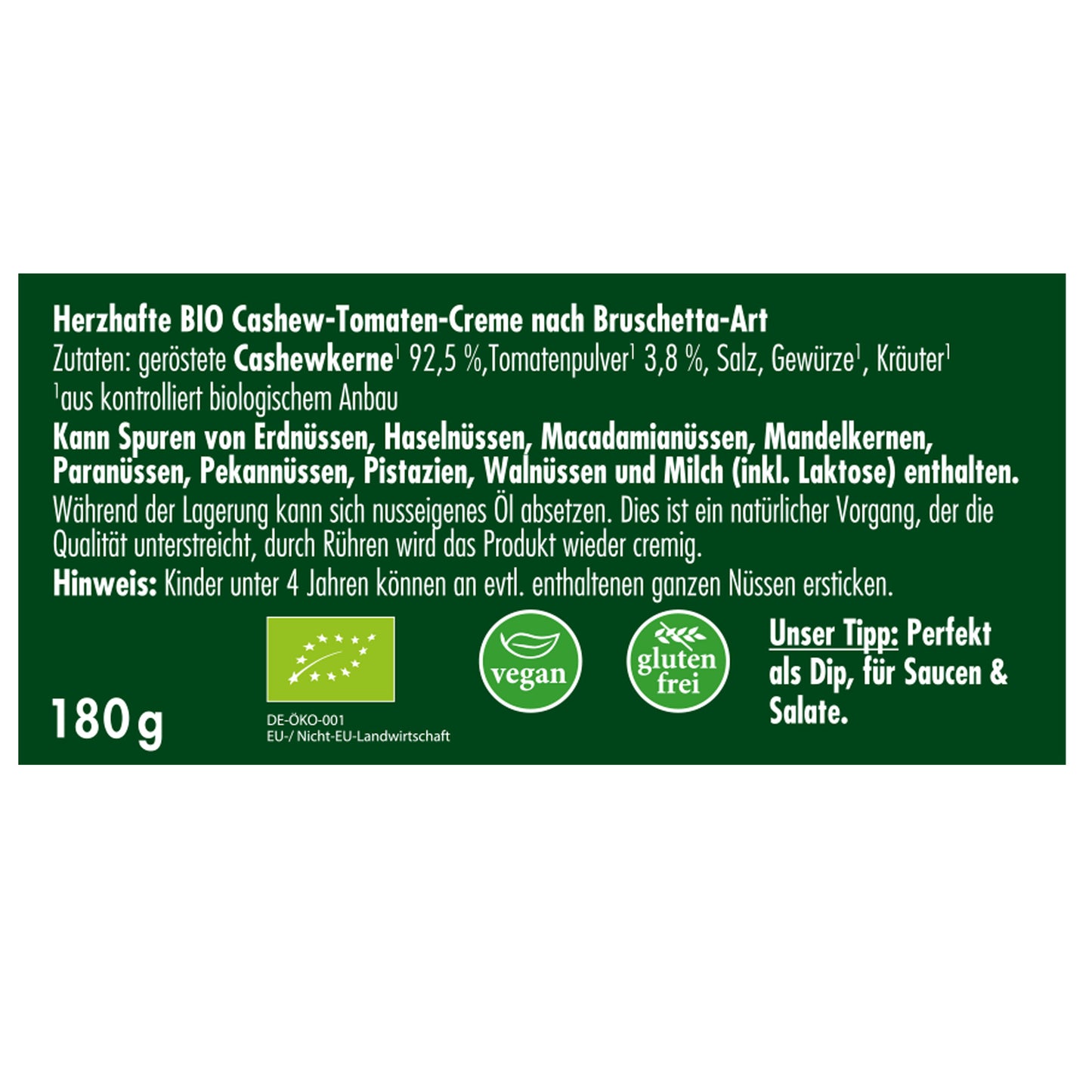 Bio Nussmus - Bruschetta 180 g