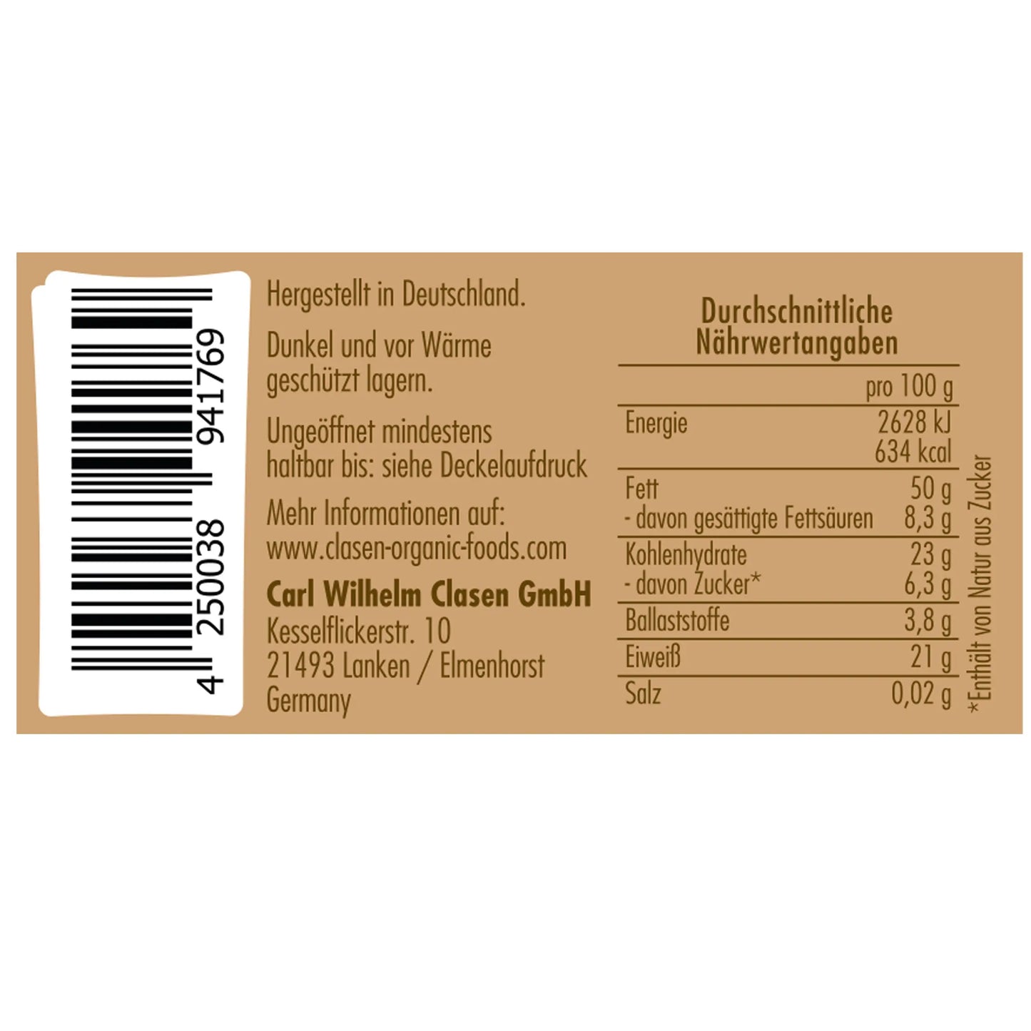 Bio Cashewmus 1 kg