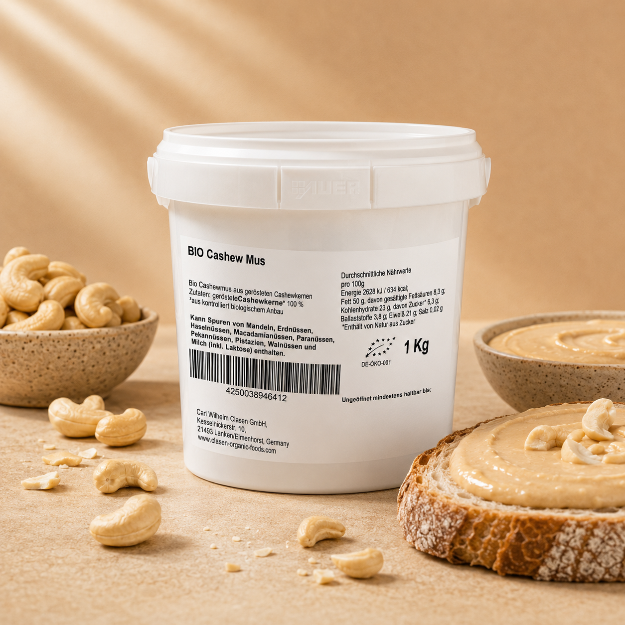 Bio Cashewmus 1 kg