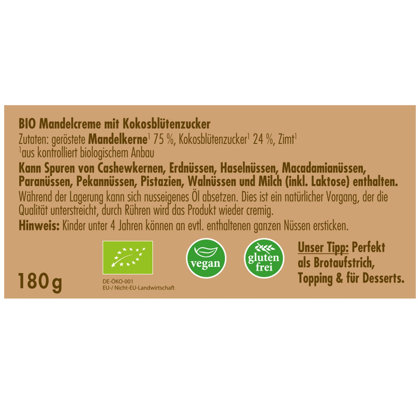 Bio Mandelmus - Crunchy Dream 180 g