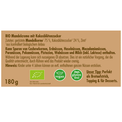 Bio Mandelmus - Crunchy Dream 180 g