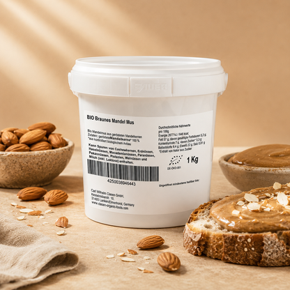 Bio Braunes Mandelmus 1 kg