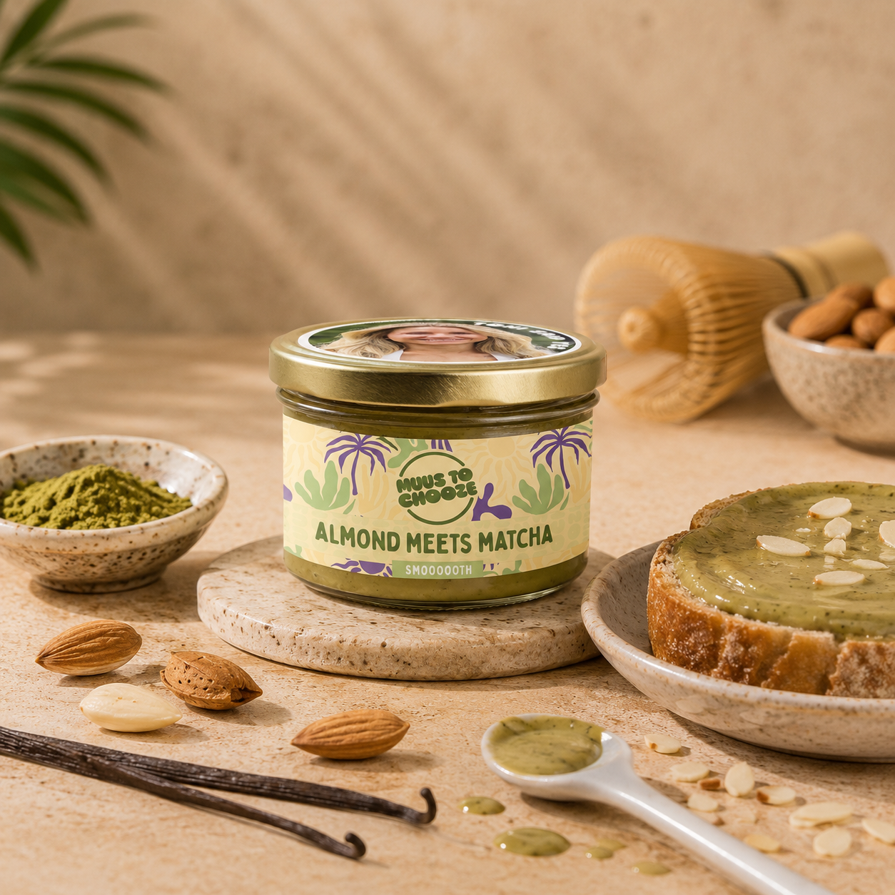 Almond meets Matcha - Toni said yes!