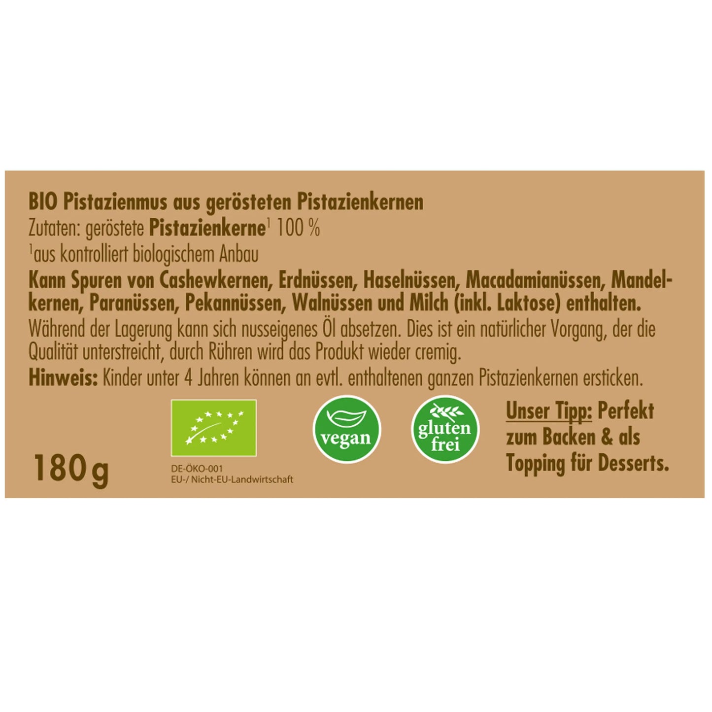 Bio Pistazienmus 1 kg