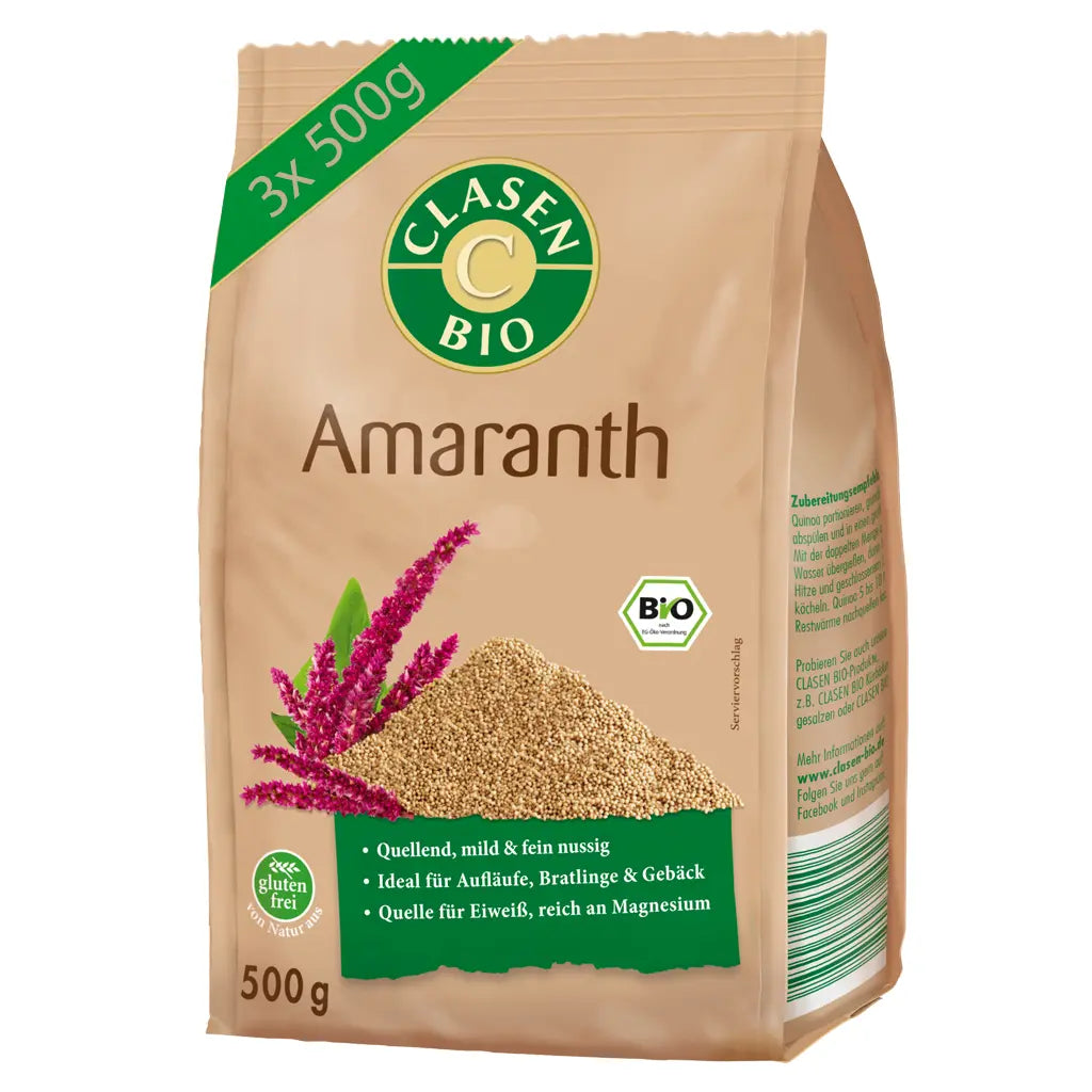 3x Bio Amaranth Clasen Bio