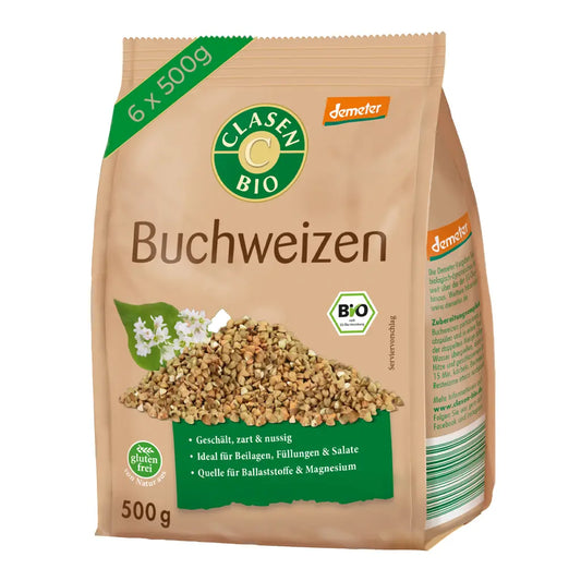 6x Bio Buchweizen in Demeter Qualität Clasen Bio