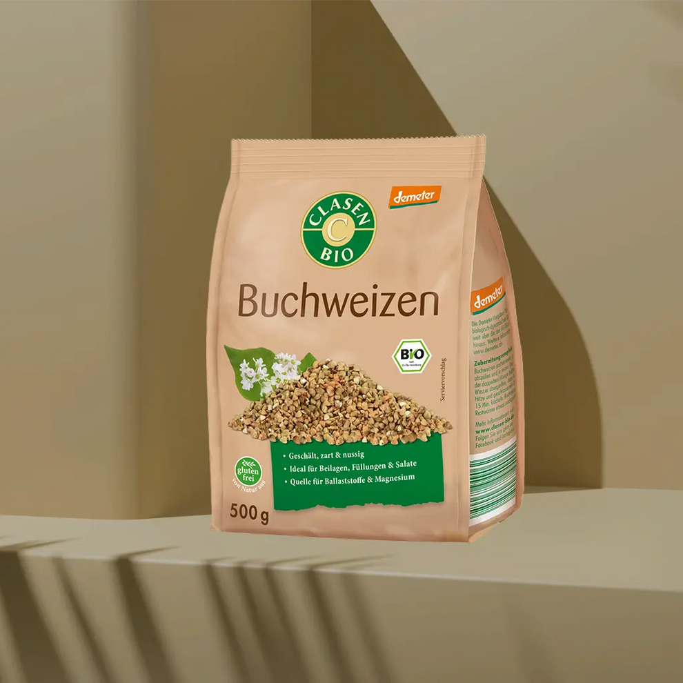 Bio Buchweizen Demeter 500g – Ballaststoffreich | CLASEN BIO