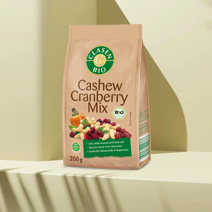 3x Bio Cashew-Cranberry-Mix 200g Clasen Bio