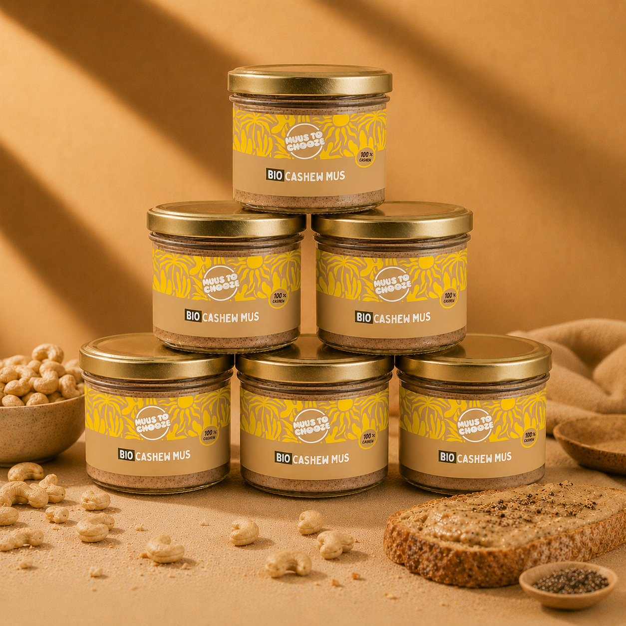 6x Bio Cashewmus 180g
