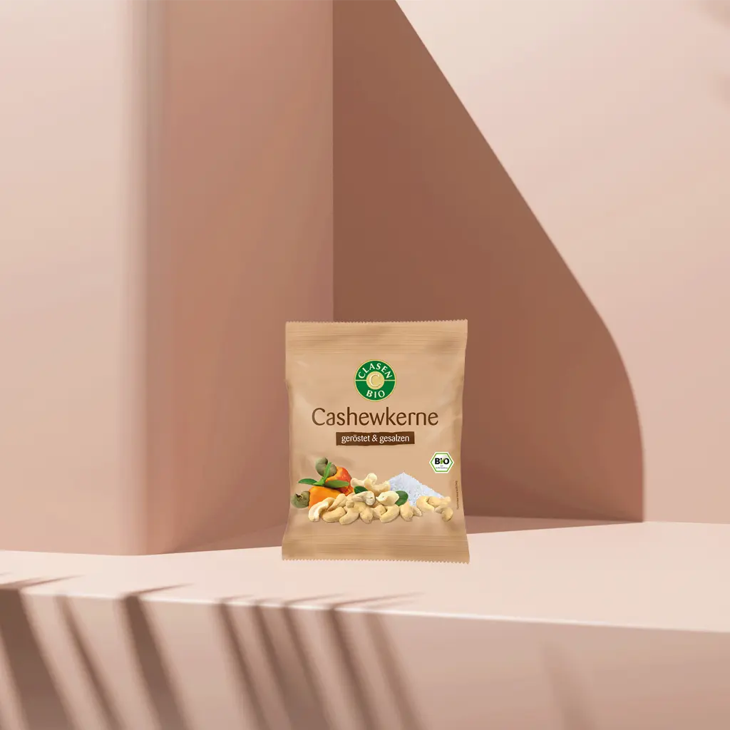 Bio Mandelkerne (geröstet und gesalzen) 40 g Clasen Bio