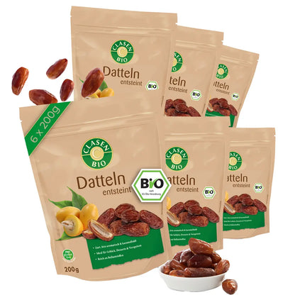 6x Bio Datteln 200g Clasen Bio
