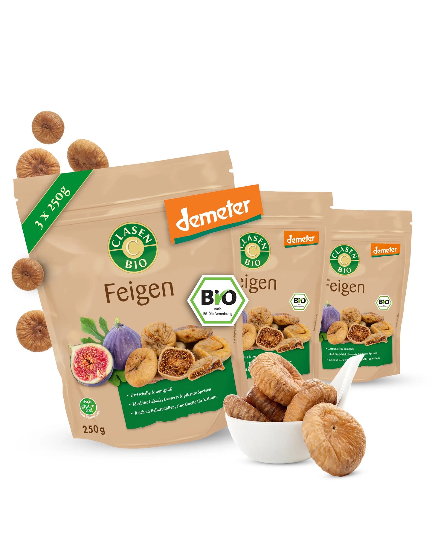 3x Bio Feigen in Demeter Qualität Clasen Bio