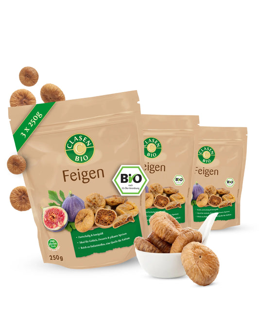 3x Bio Feigen 250g Clasen Bio