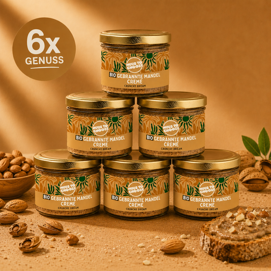 6x Mandelmus - Crunchy Dream 180g