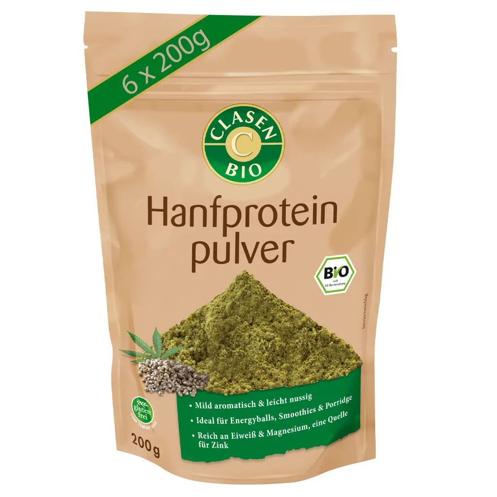 6x Bio Hanfmehl 200g Clasen Bio