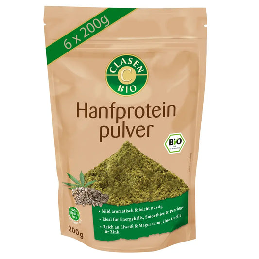 6x Bio Hanfmehl 200g Clasen Bio