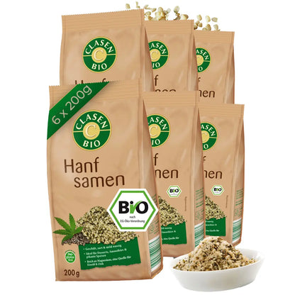 6x Bio Hanfsamen Clasen Bio