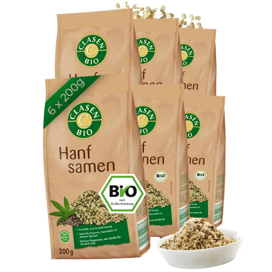 6x Bio Hanfsamen Clasen Bio