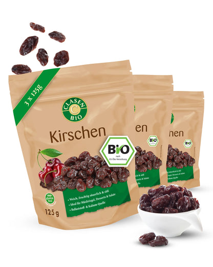 3x Bio Kirschen Clasen Bio