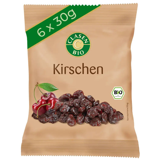 6x Bio Kirschen 30 g Clasen Organic Foods
