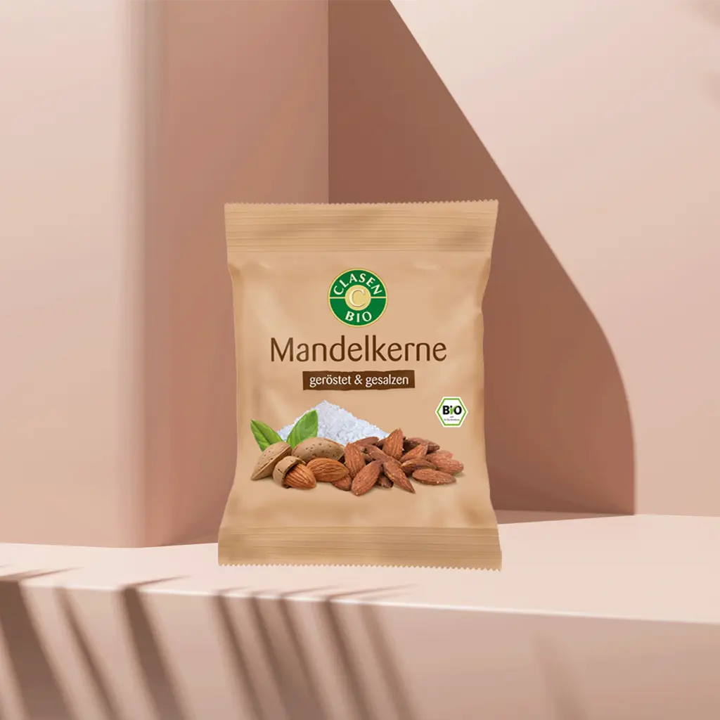 Bio Mandelkerne (geröstet und gesalzen) 40 g