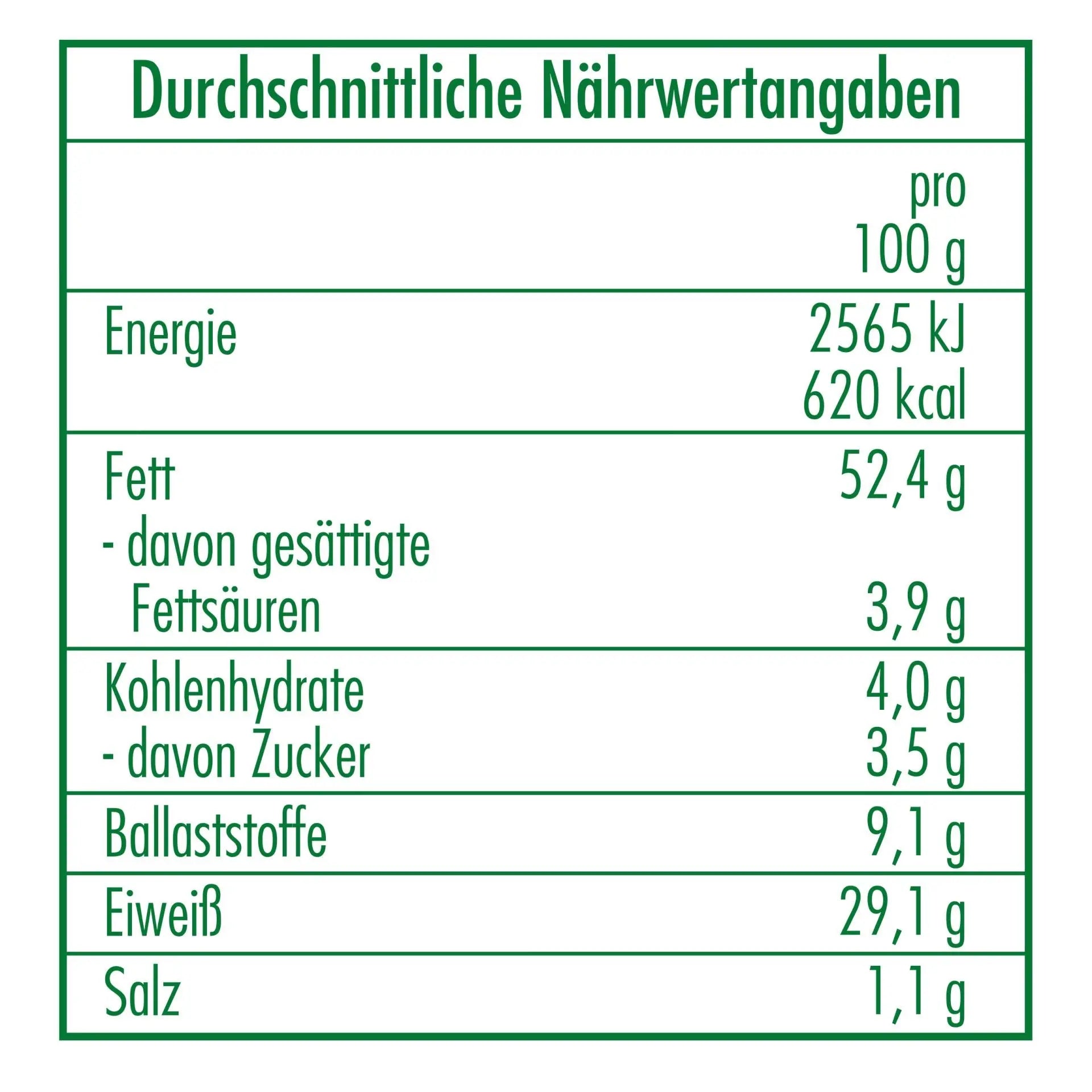 Bio Mandelkerne (geröstet und gesalzen) 40 g Clasen Bio