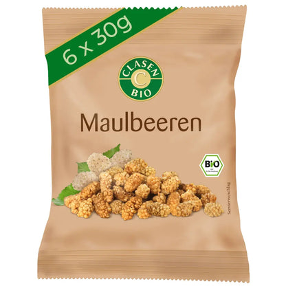 6x Bio Maulbeeren 30 g Clasen Organic Foods