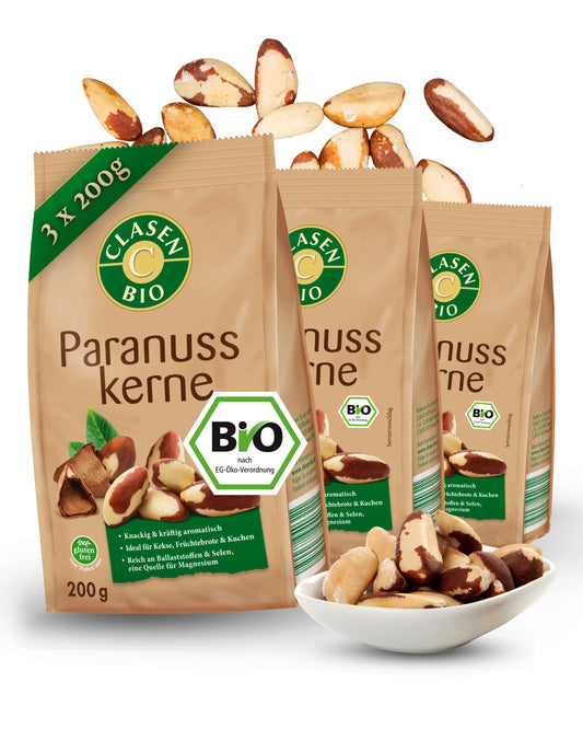 3x Bio Paranusskerne Clasen Bio