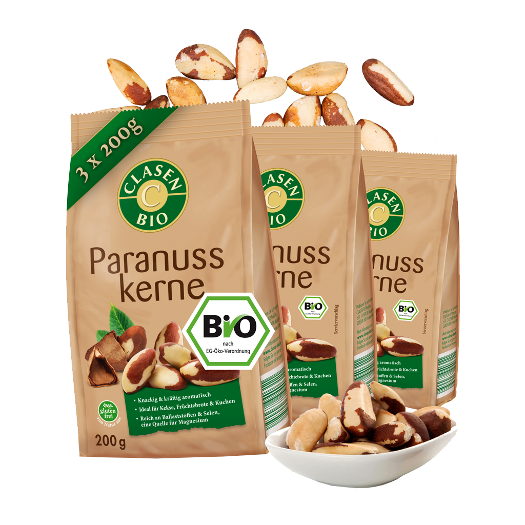 3x Bio Paranusskerne
