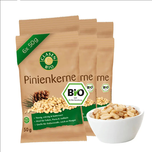 6x Bio Pinienkerne Clasen Bio