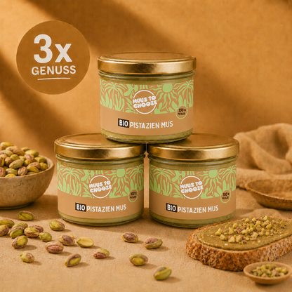3x Bio Pistazienmus 180g