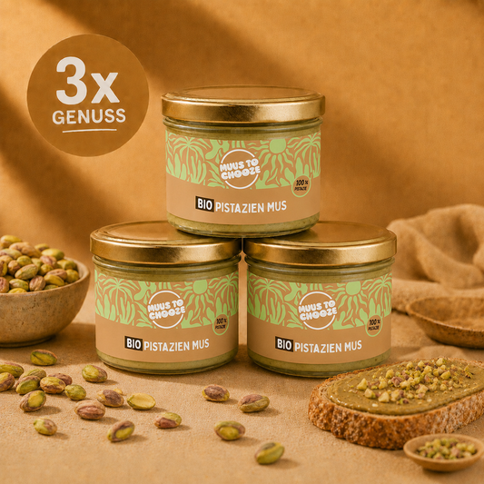 3x Bio Pistazienmus 180g