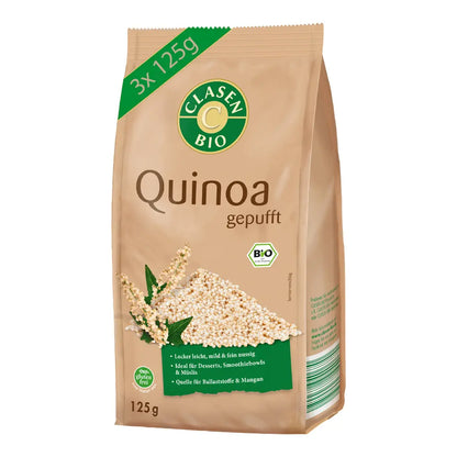3x Bio Quinoa gepufft Clasen Bio