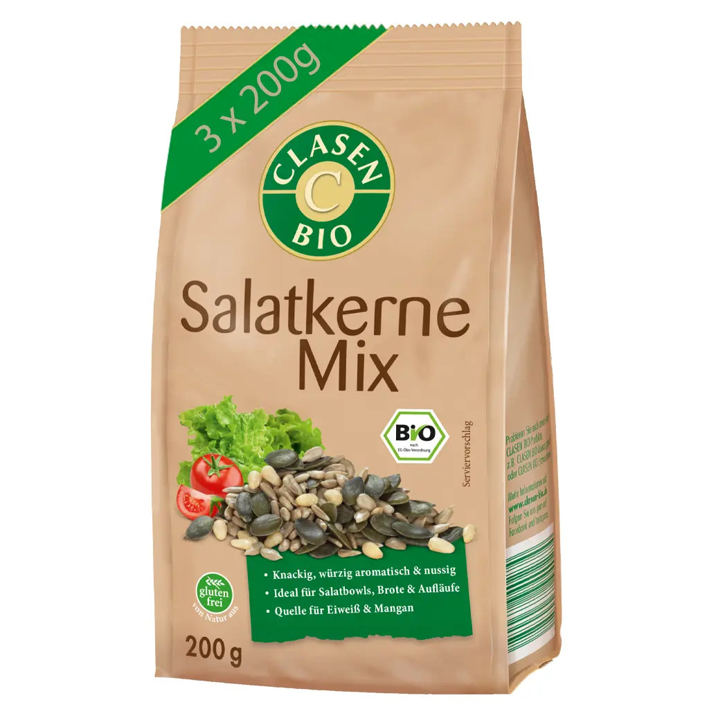 3x Bio Salatkerne-Mix 200g Clasen Bio