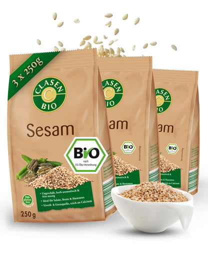 3x Bio Sesam Clasen Bio