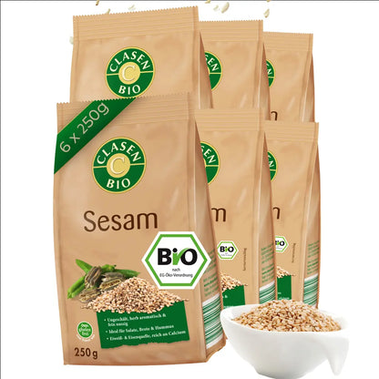 6x Bio Sesam Clasen Bio